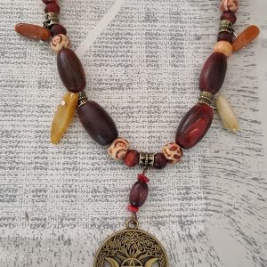 Triple Moon Godess Necklace