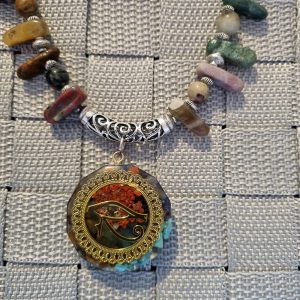 Eye of horus Chakra pendant Necklace