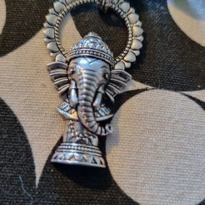 Gnesh Elephant Pendant Necklace