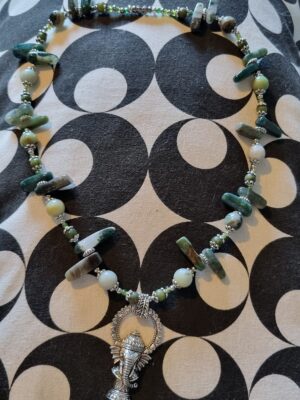 Gnesh Elephant Pendant Necklace