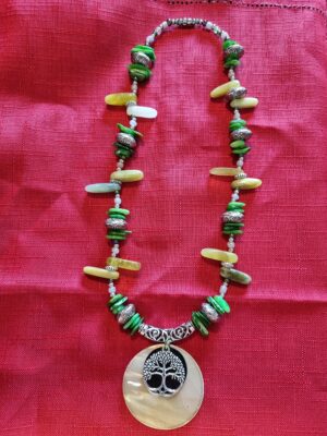 Tree of Life Pendant Crystal  Necklace