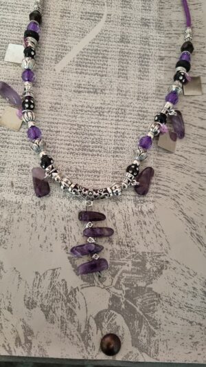 Amethyst Nugget Necklace