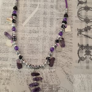 Amethyst Nugget Necklace