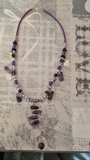 Amethyst Nugget Necklace