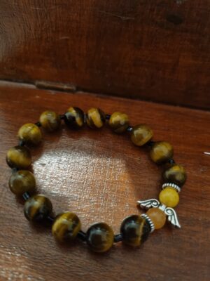 Tigers eye crystal angel set