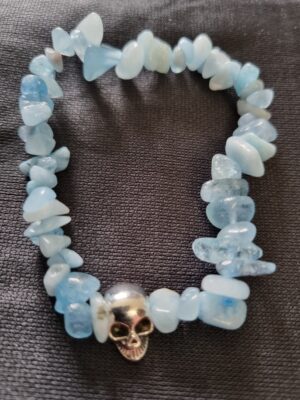 Aquamarine crystal Bracelet