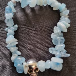 Aquamarine crystal Bracelet