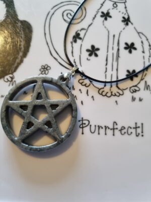 Grey Pentagram Necklace