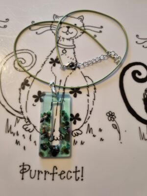 Indian Agate crystal pendant necklace