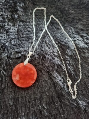 Rose Quartz Tangerine Necklace