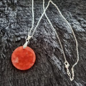 Rose Quartz Tangerine Necklace