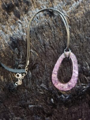 Handmade Amethyst pendant necklace