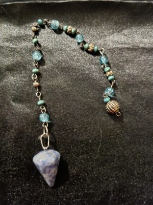 Crystal Pendulums with hand-made chains