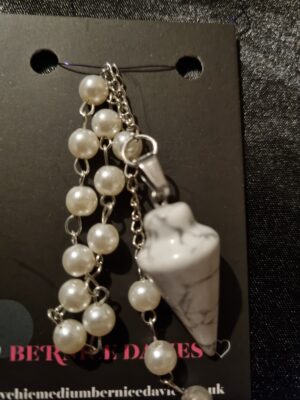 Crystal Pendulums with hand-made chains