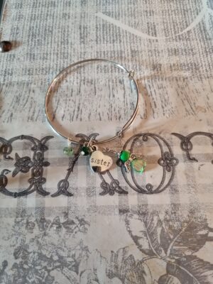 Silver Charm Bangles